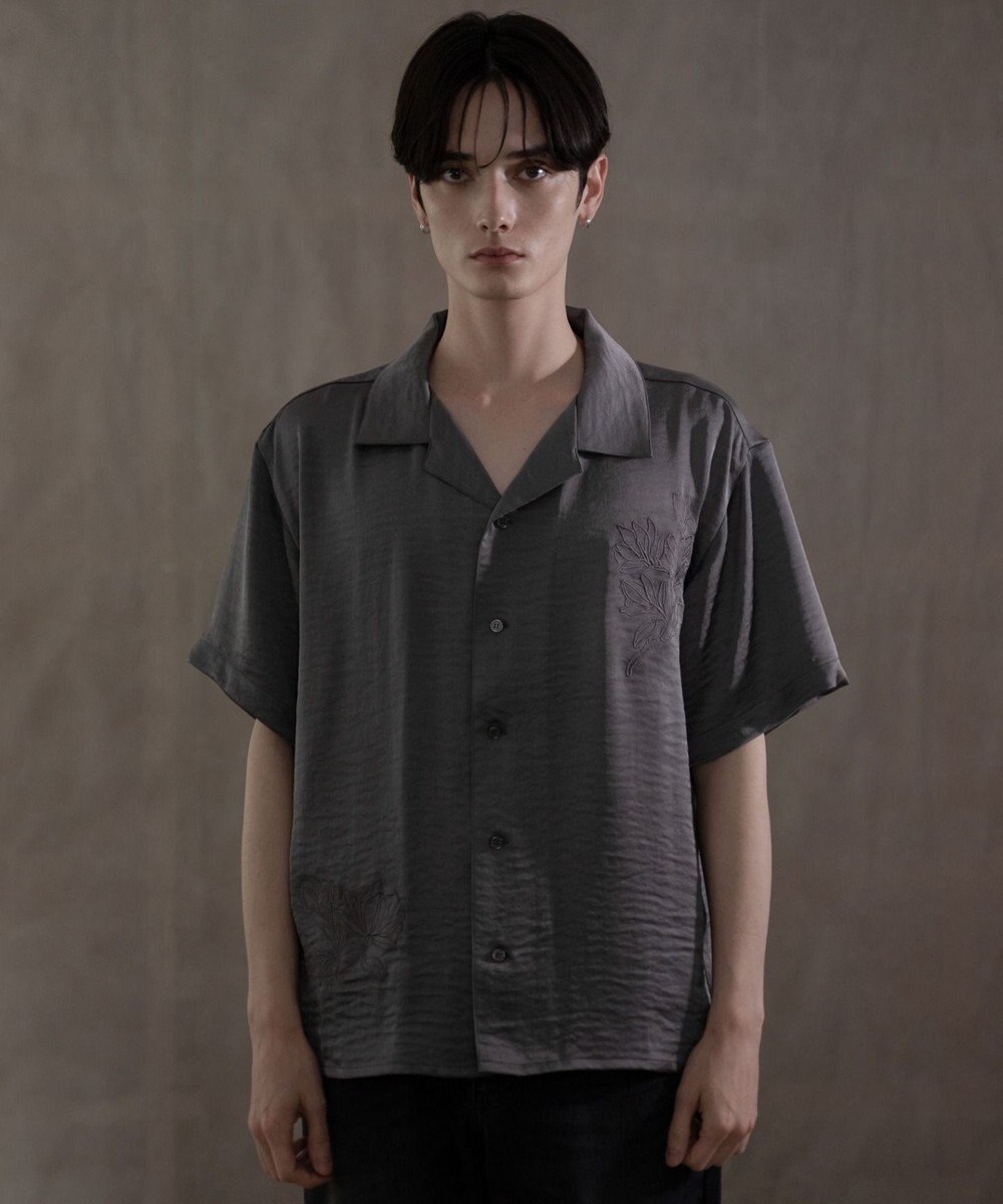 WEGO サテン刺繍シャツ（SS） 