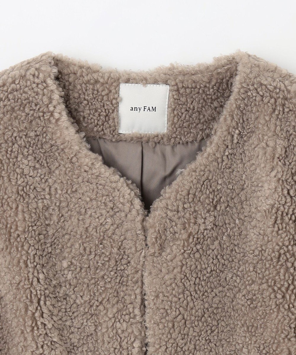 ANY L カールボアブルゾン 