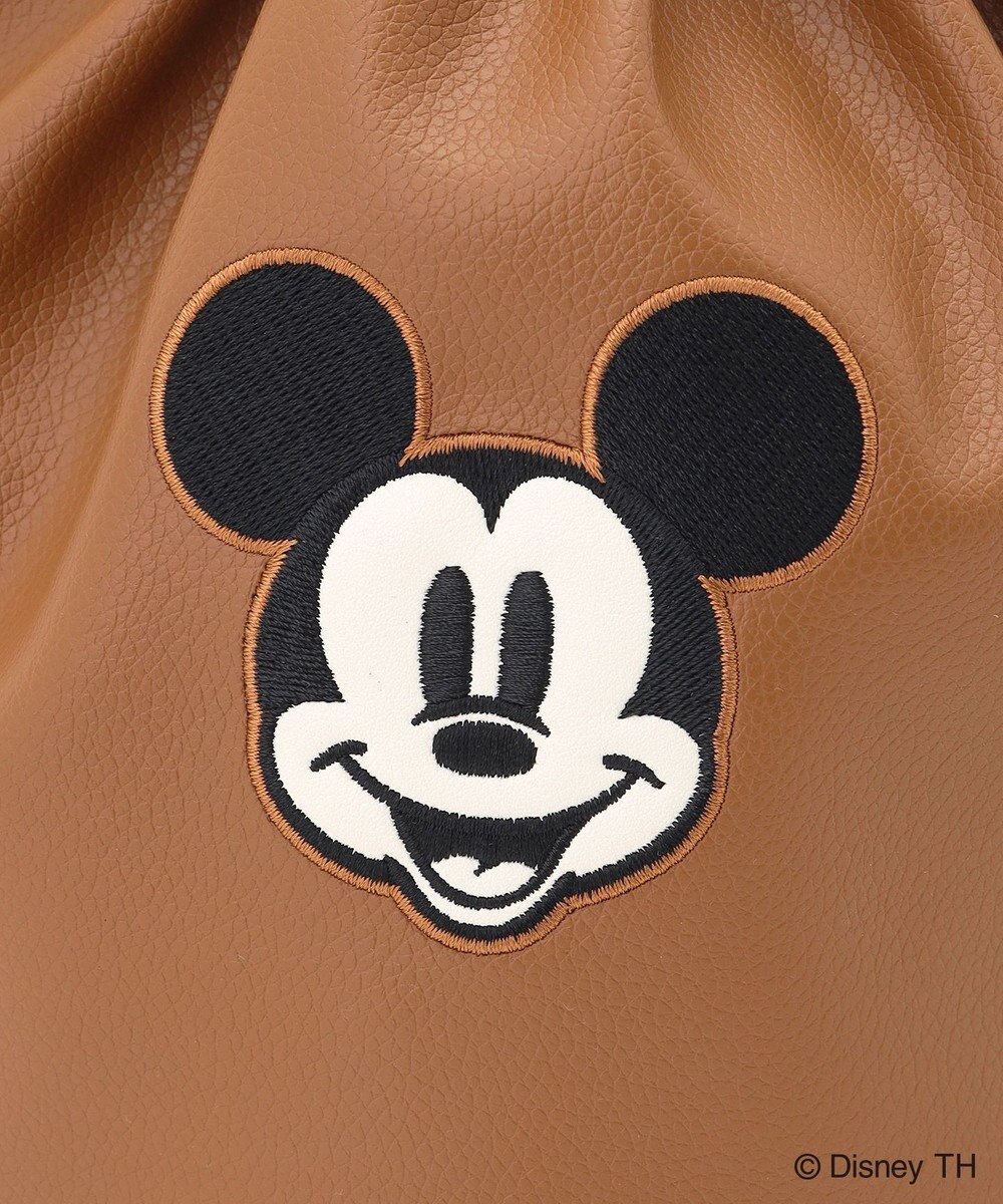ANY 【ディズニー】ミッキーマウス／フェイクレザー巾着バッグ 