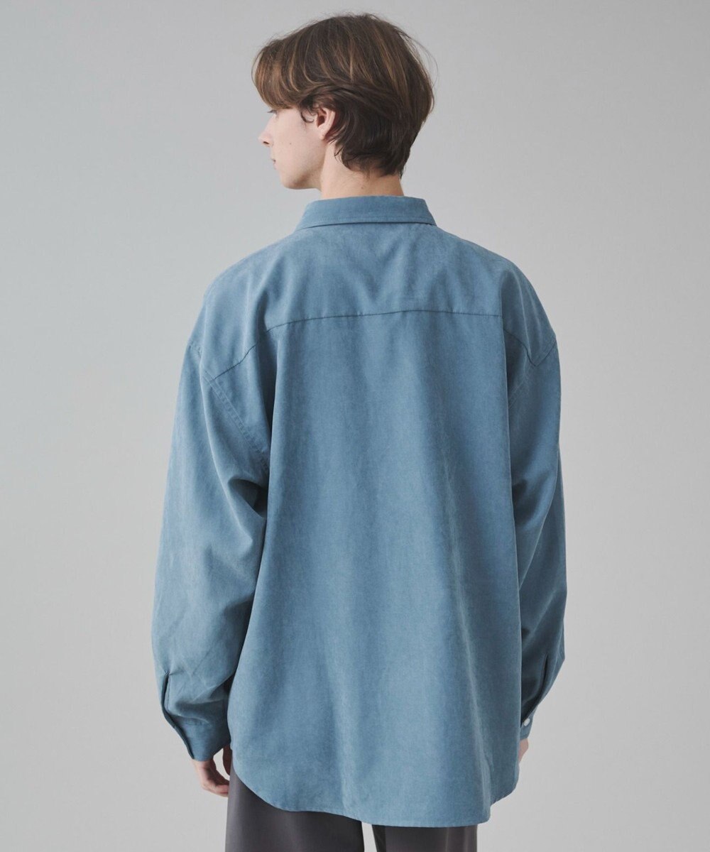 WEGO 【ユニセックス着用ITEM】フィブリルワンポイントBIGシャツ（長袖） 