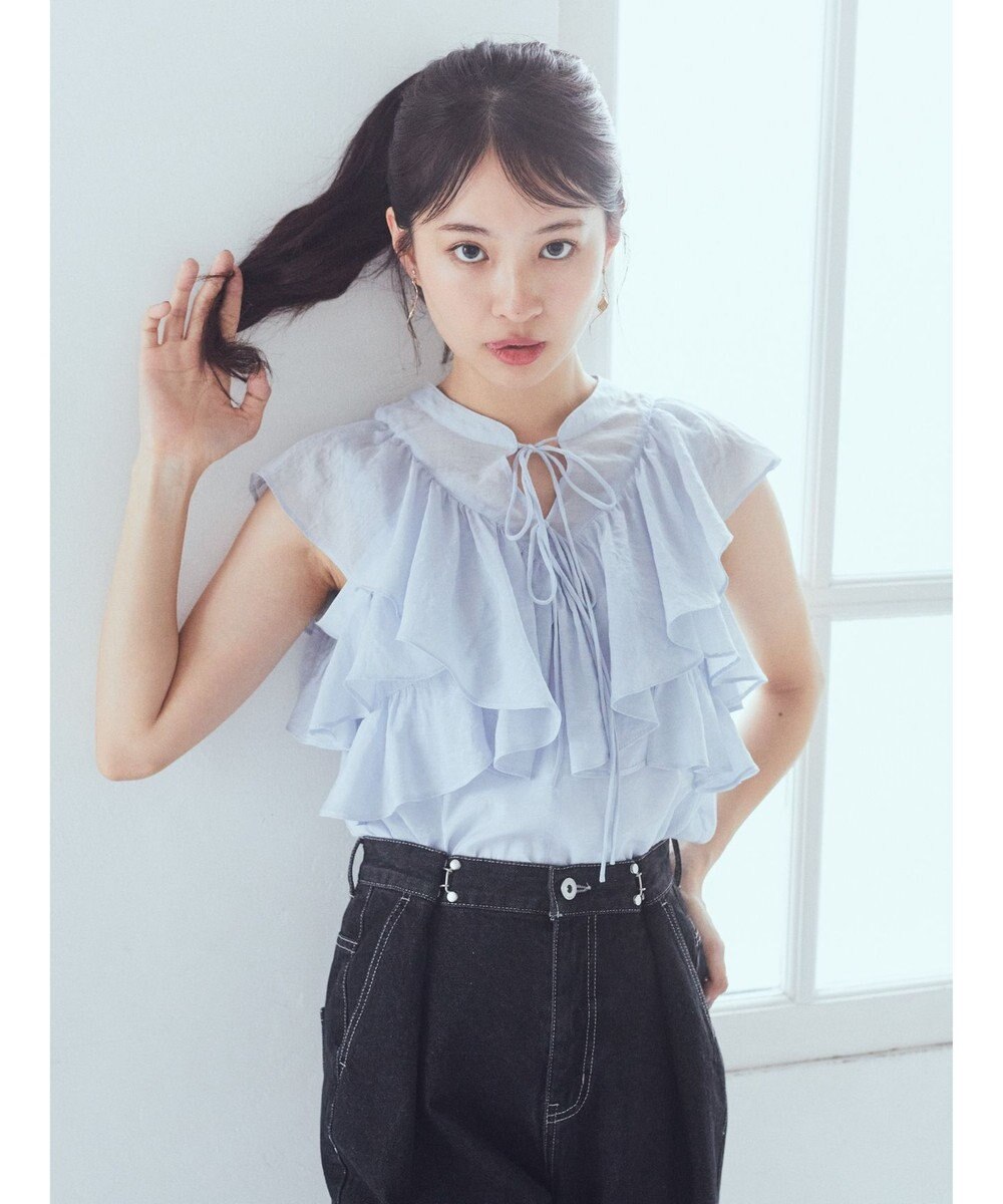 earth music&ecology ２ＷＡＹフリルブラウス 