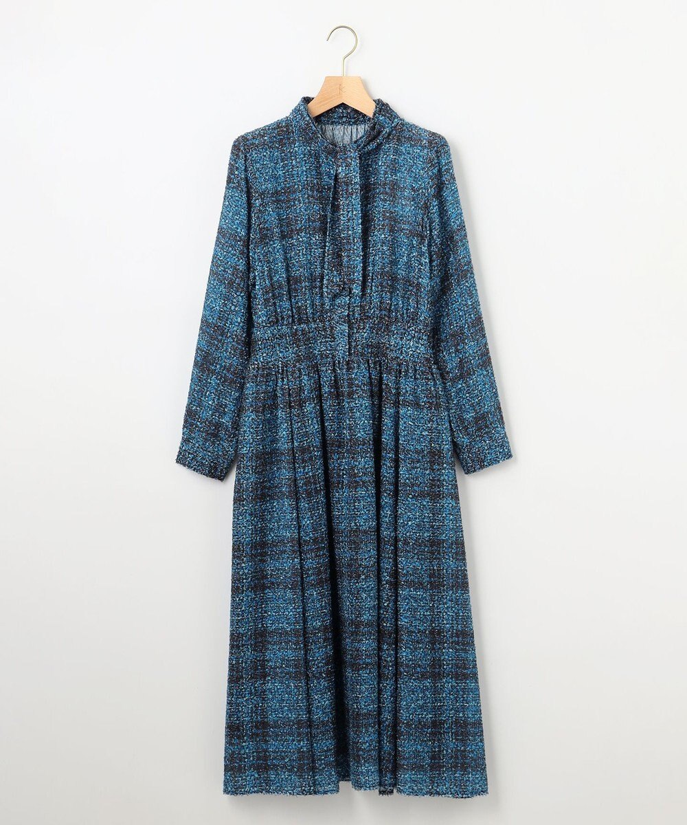 組曲 ギミックチェックツイード ワンピース 