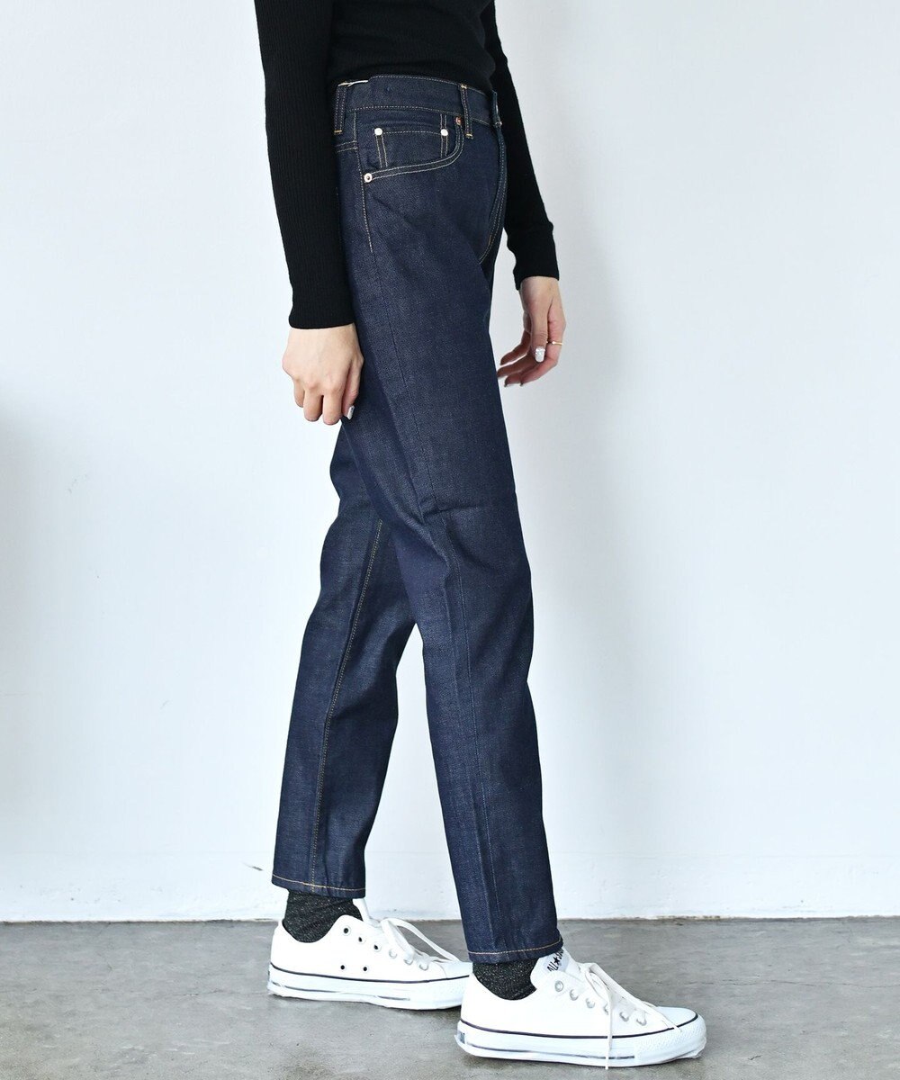 caqu FS relaxpencil Ⅱ 腰回りユッタリ テーパードデニム 