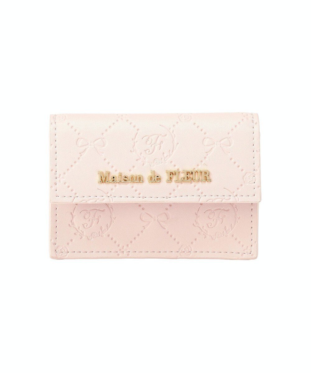 Maison de FLEUR モノグラムカードケース 