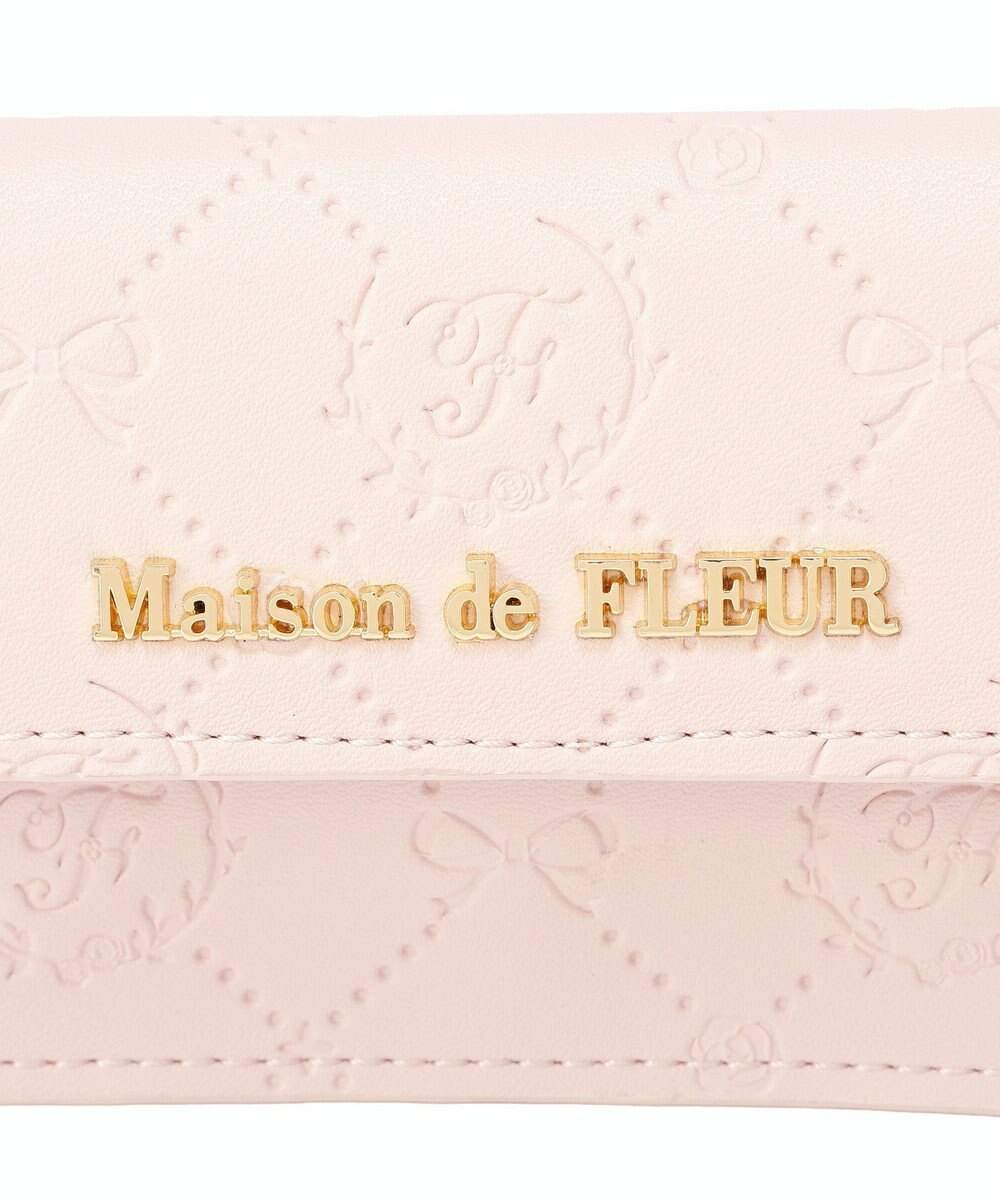 Maison de FLEUR モノグラムカードケース 