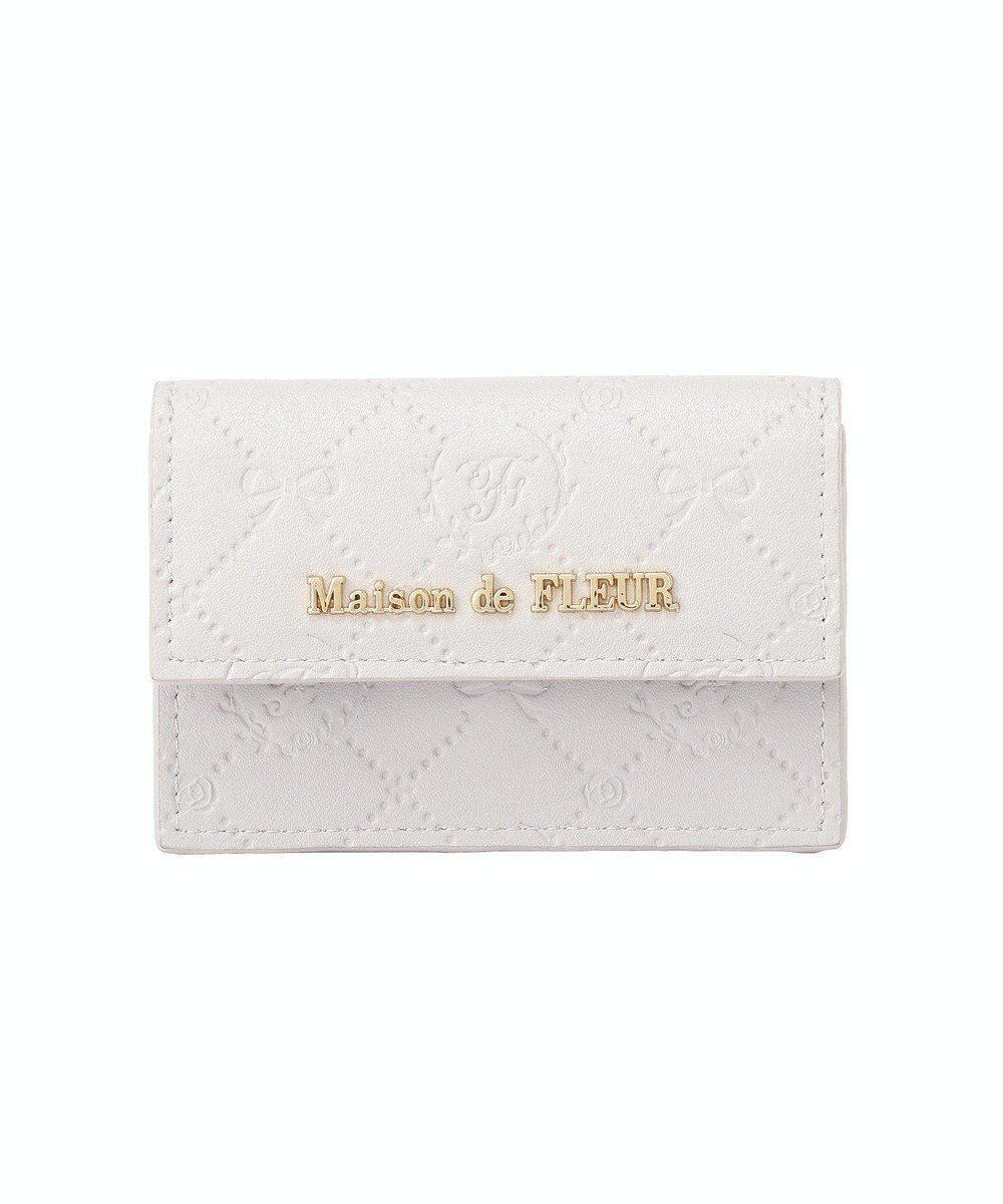 Maison de FLEUR モノグラムカードケース 
