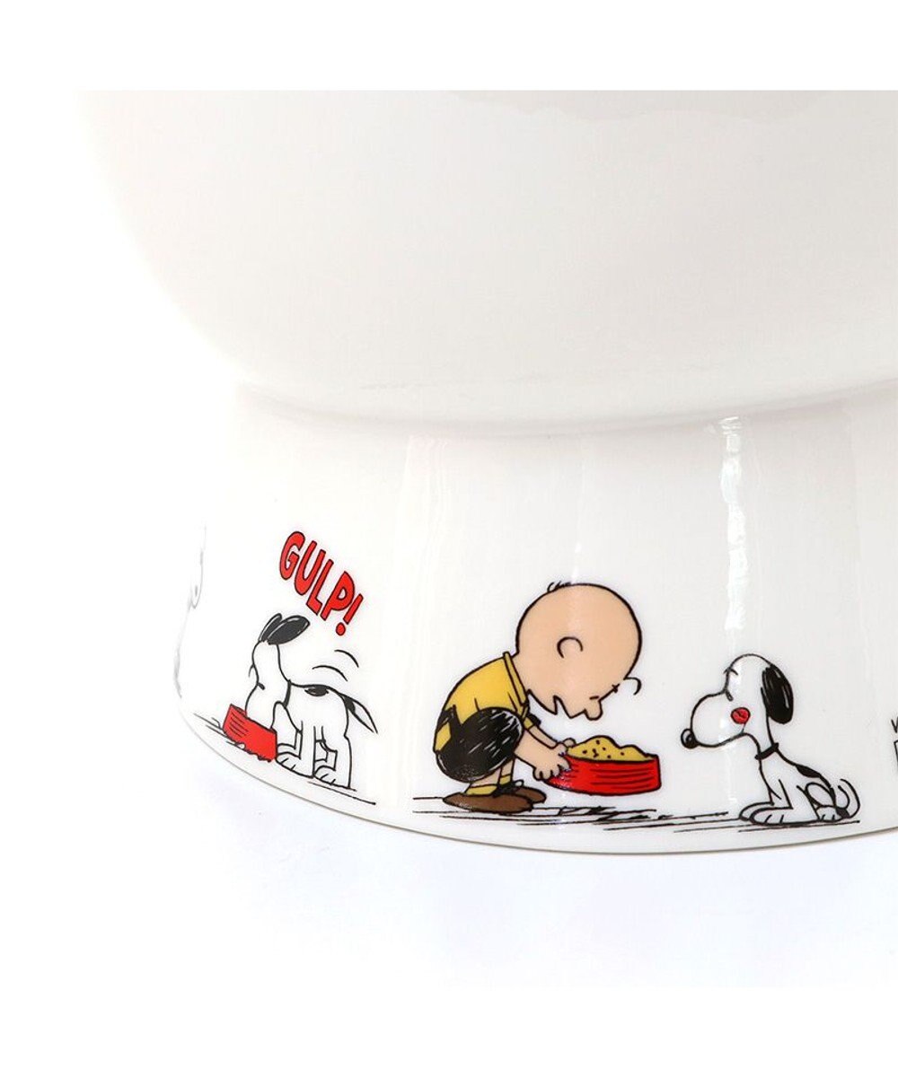 PET PARADISE スヌーピー 早食い防止 高さのある フードボウル 