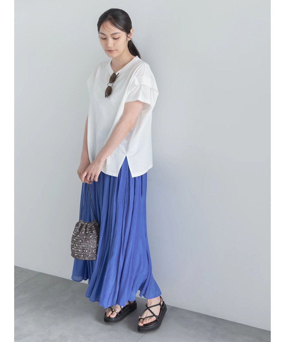 Te chichi 【接触冷感】ショルダータックTシャツ 