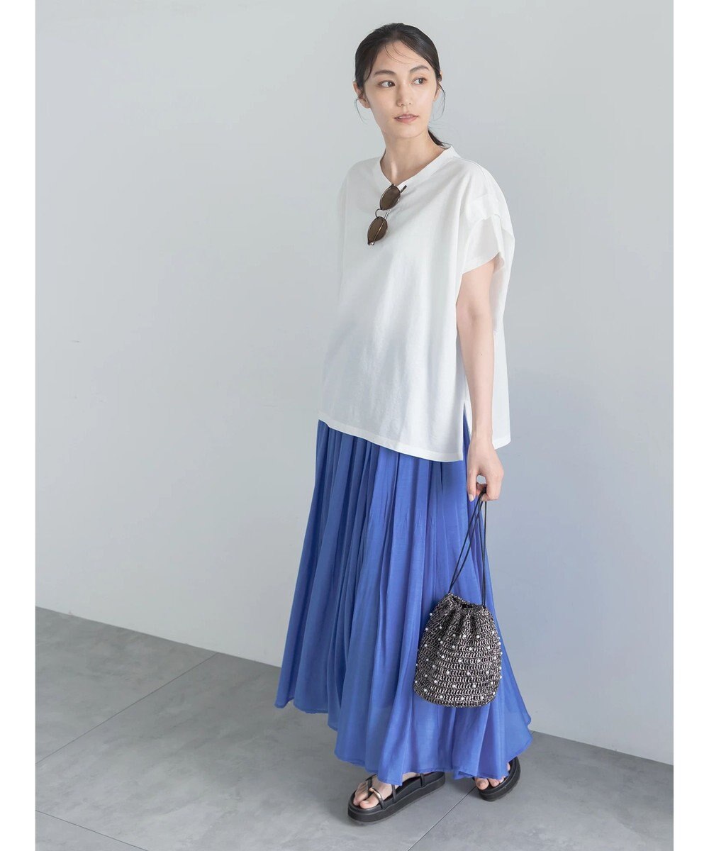 Te chichi 【接触冷感】ショルダータックTシャツ 