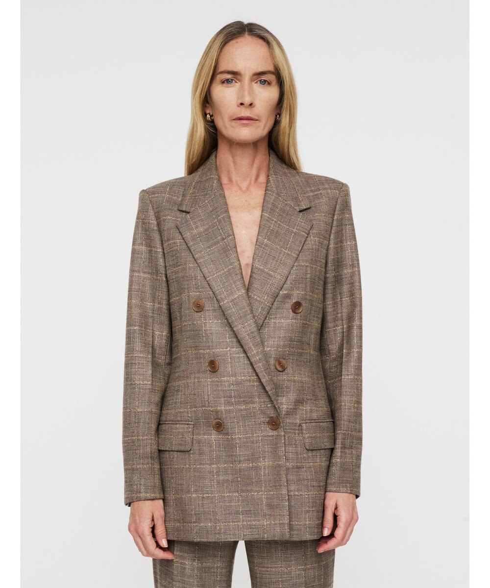 JOSEPH ウールバンブー　ダブルブレステッドジャケット 