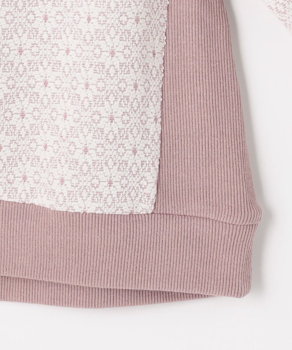 組曲 KIDS 【110-140㎝】 フロストフラワージャガード トレーナー 