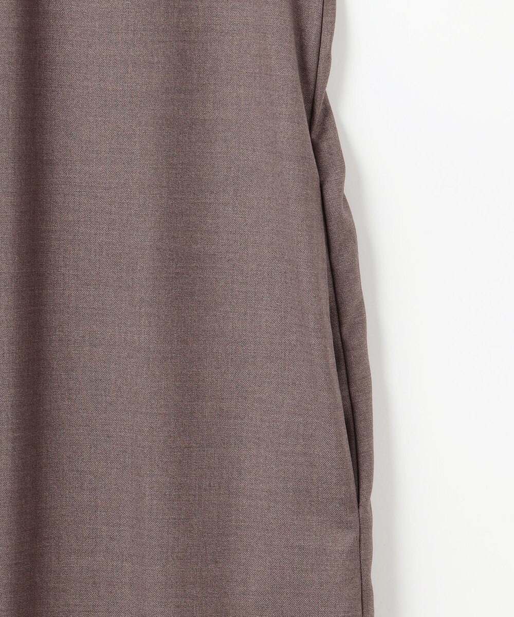 J.PRESS LADIES L 【洗える】T/Rウォッシャブルギャバ バンドカラー ワンピース 