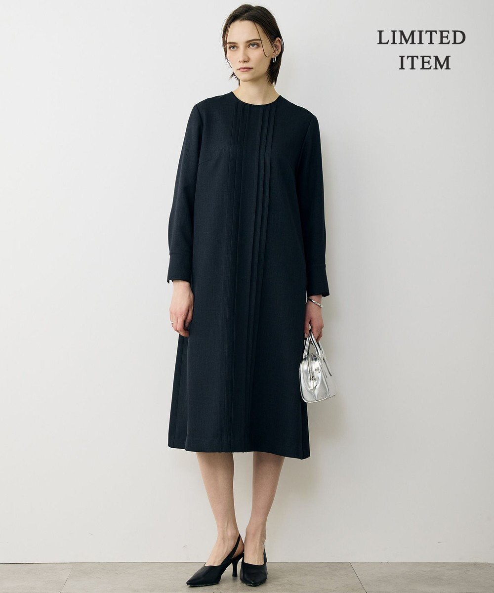 ICB L 【WEB限定】ツイードタックワンピース 