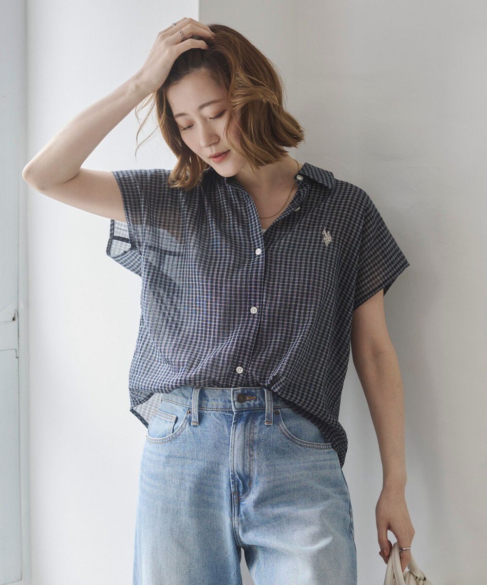 WEGO U.S. POLO ASSN.別注 フレンチスリーブシャツ 
