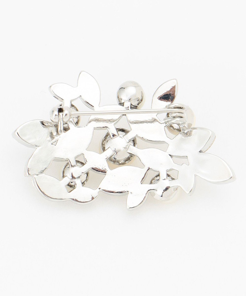 J.PRESS LADIES ビジューパール ブローチ 