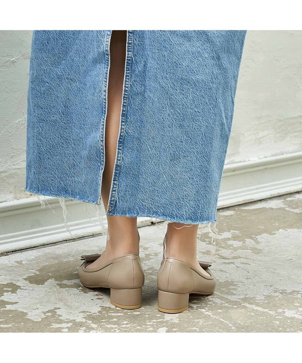 MODE ET JACOMO <MODE ET JACOMO>スクエアバックルポインテッドトゥパンプス 