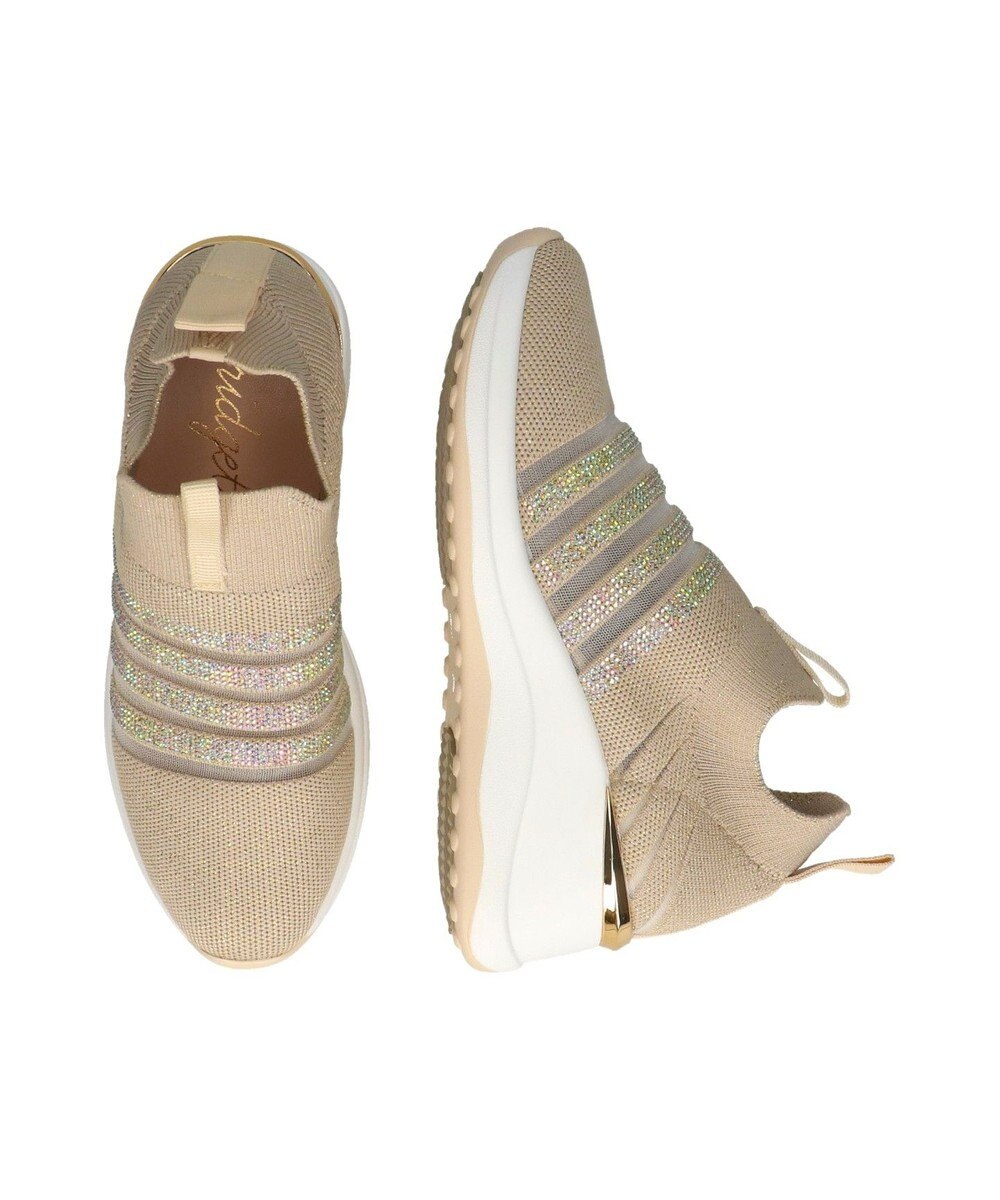 Bridget Birkin 【Bridget Birkin】ビジューニットヒールアップスニーカー 