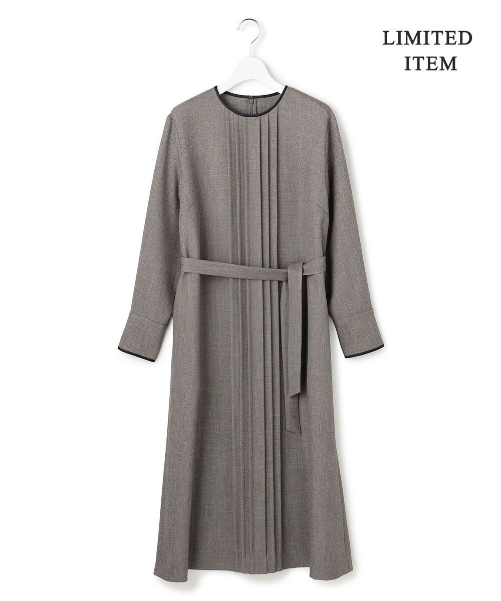 ICB L 【WEB限定】ツイードタックワンピース 