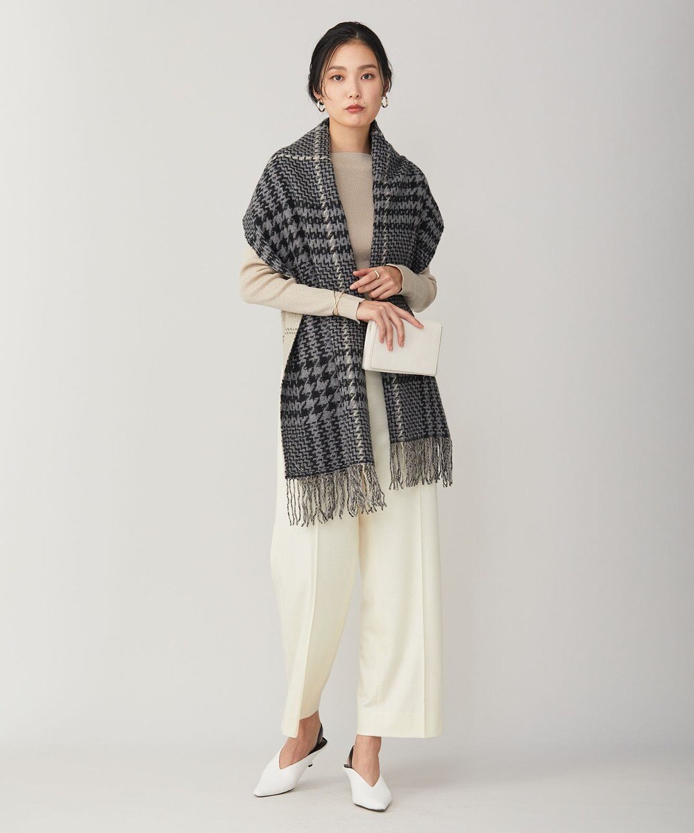 ICB 【洗える】エクストラファインメリノリブ ボートネックニット 