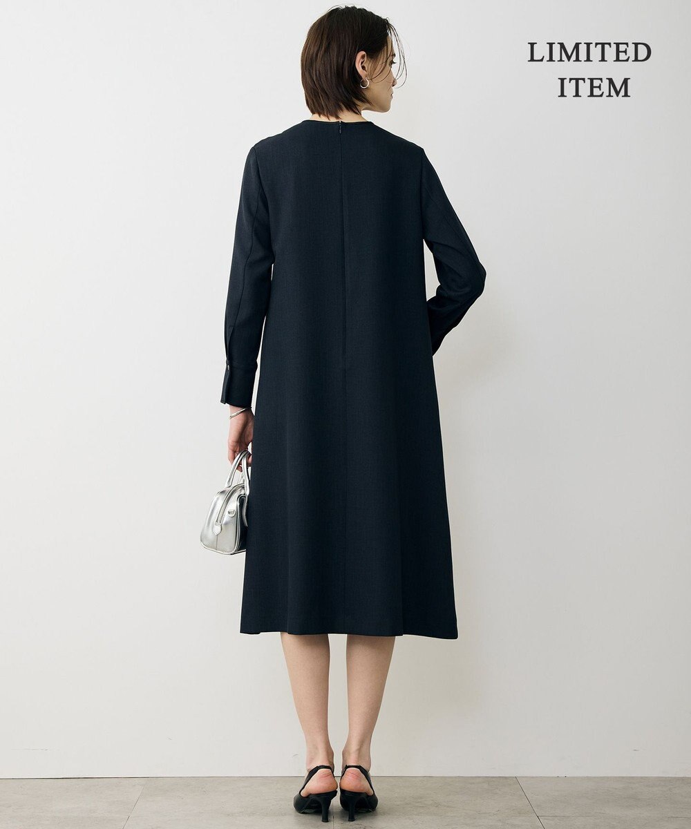ICB L 【WEB限定】ツイードタックワンピース 