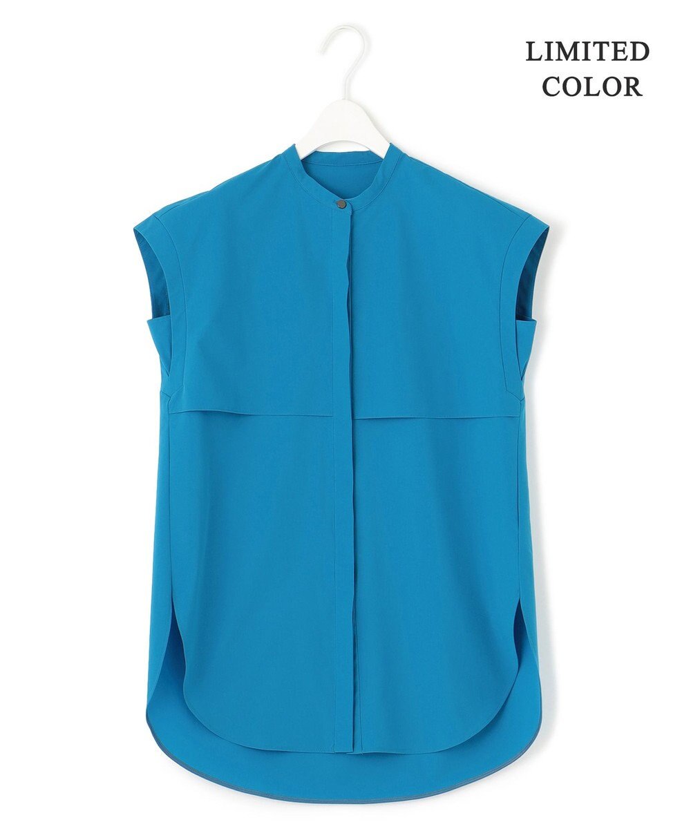 ICB L 【接触冷感・UVカット・撥水・洗える】 プルーフ4WAYタフタ ブラウス 