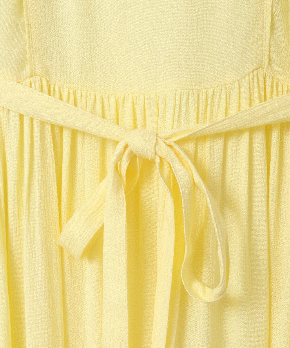 Green Parks ボリュームスリーブティアードワンピース 