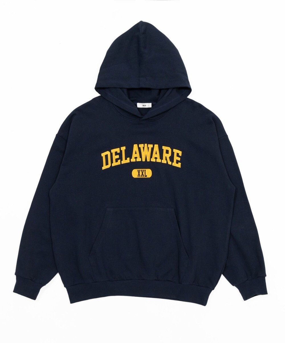 WEGO 【ユニセックス着用ITEM/SMLサイズ展開】グラフィックロゴプルパーカー 