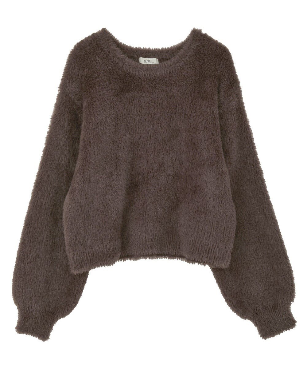 earth music&ecology Ｗフェイスシャギープルオーバー 