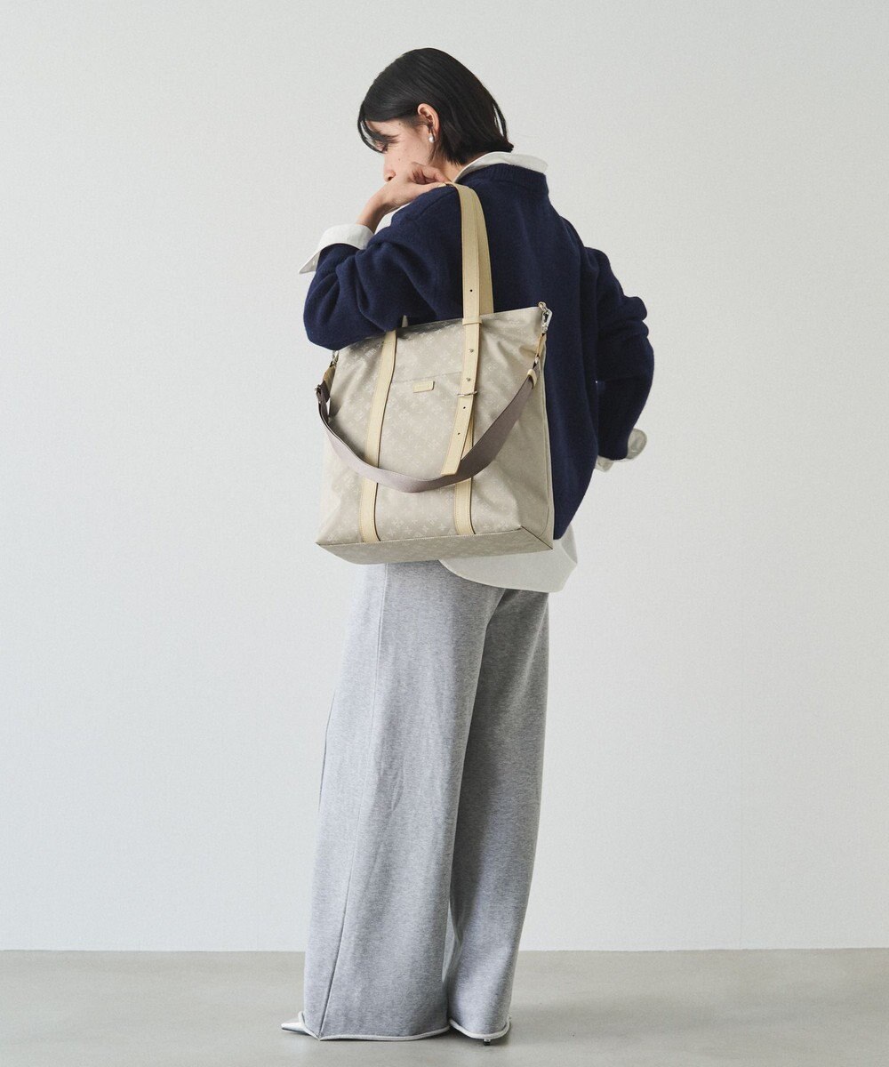 russet アシンメトリーハンドルトートバッグ(SF-237) 