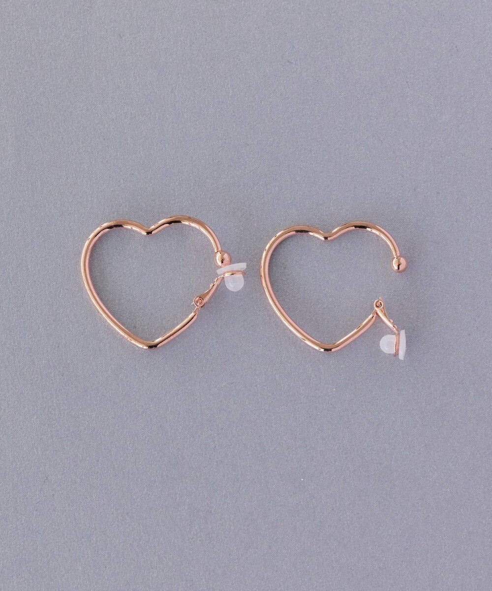 Phoebe ビックオープンハートイヤリング　ローズゴールド 