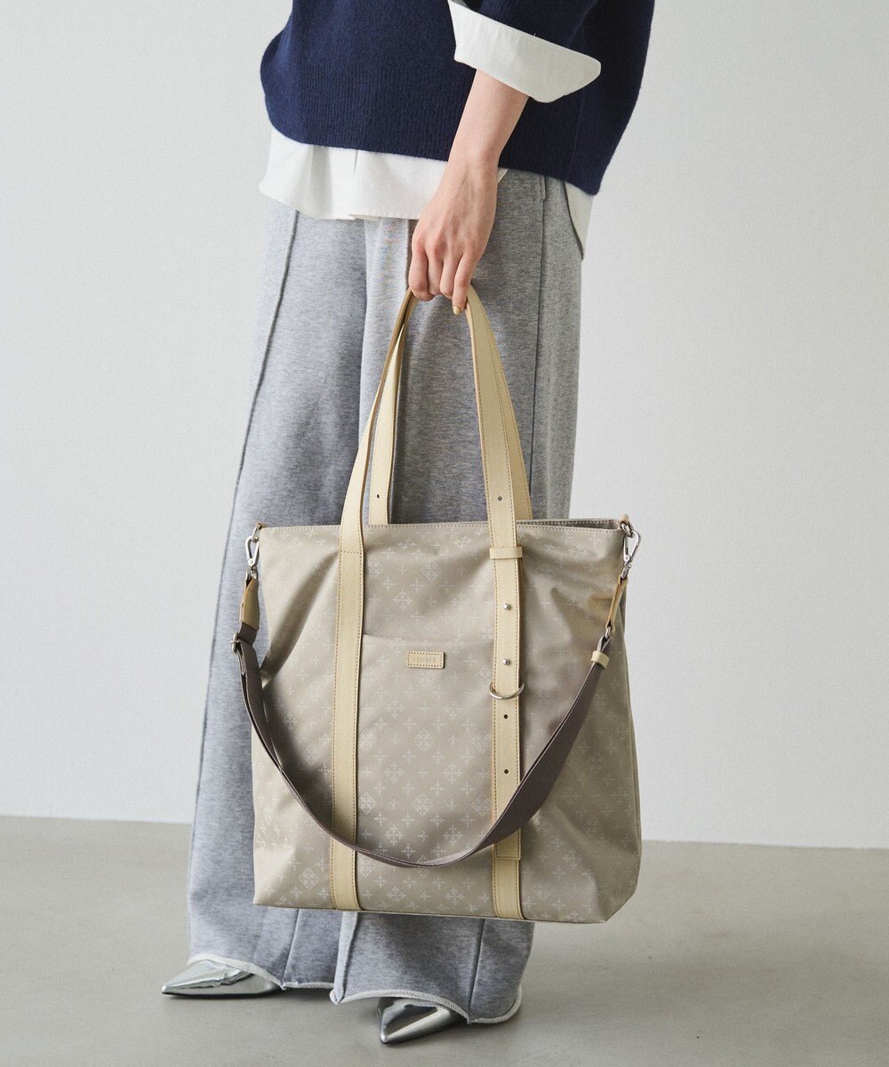 russet アシンメトリーハンドルトートバッグ(SF-237) 