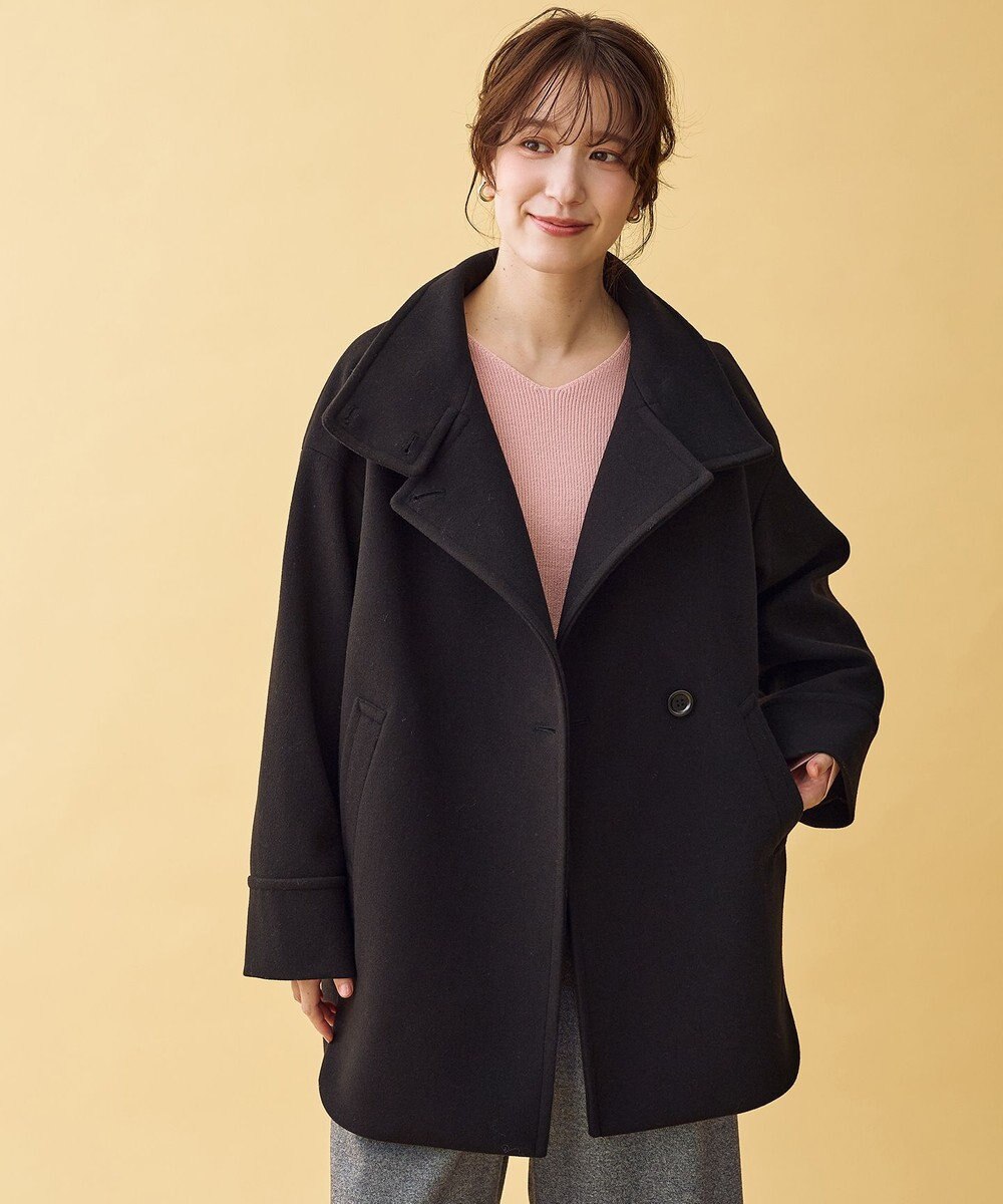 ANY L スタンドコクーンコート 