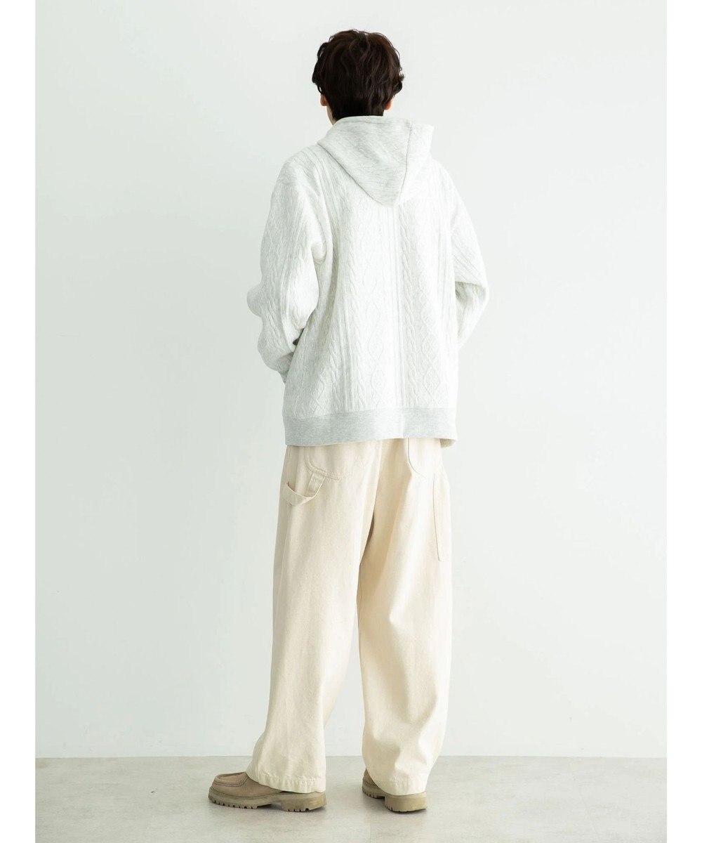 CRAFT STANDARD BOUTIQUE ケーブル柄カットパーカー2 