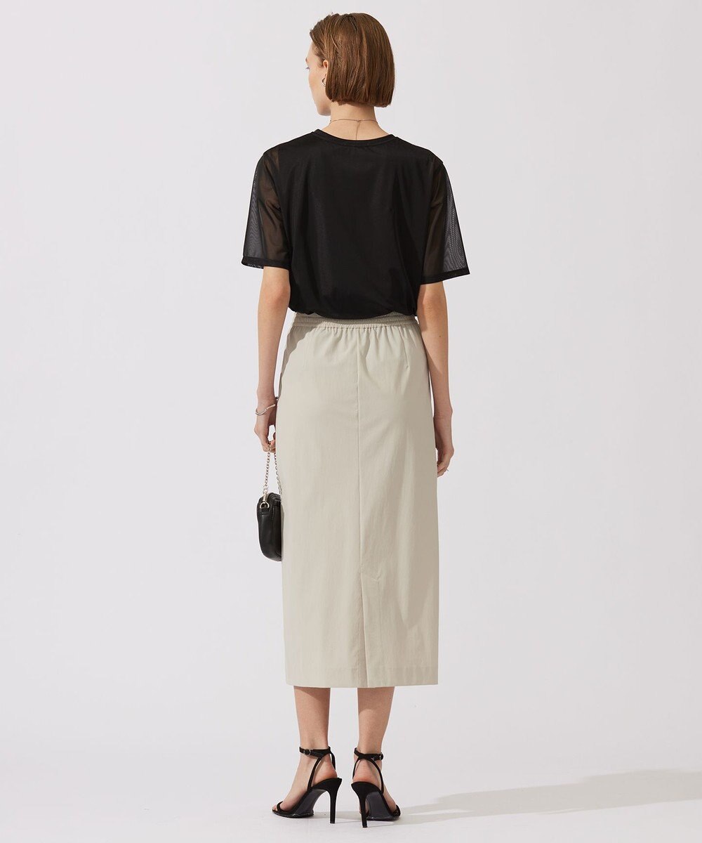 ICB L 【接触冷感・洗える】 チュールコンビ カットソー 