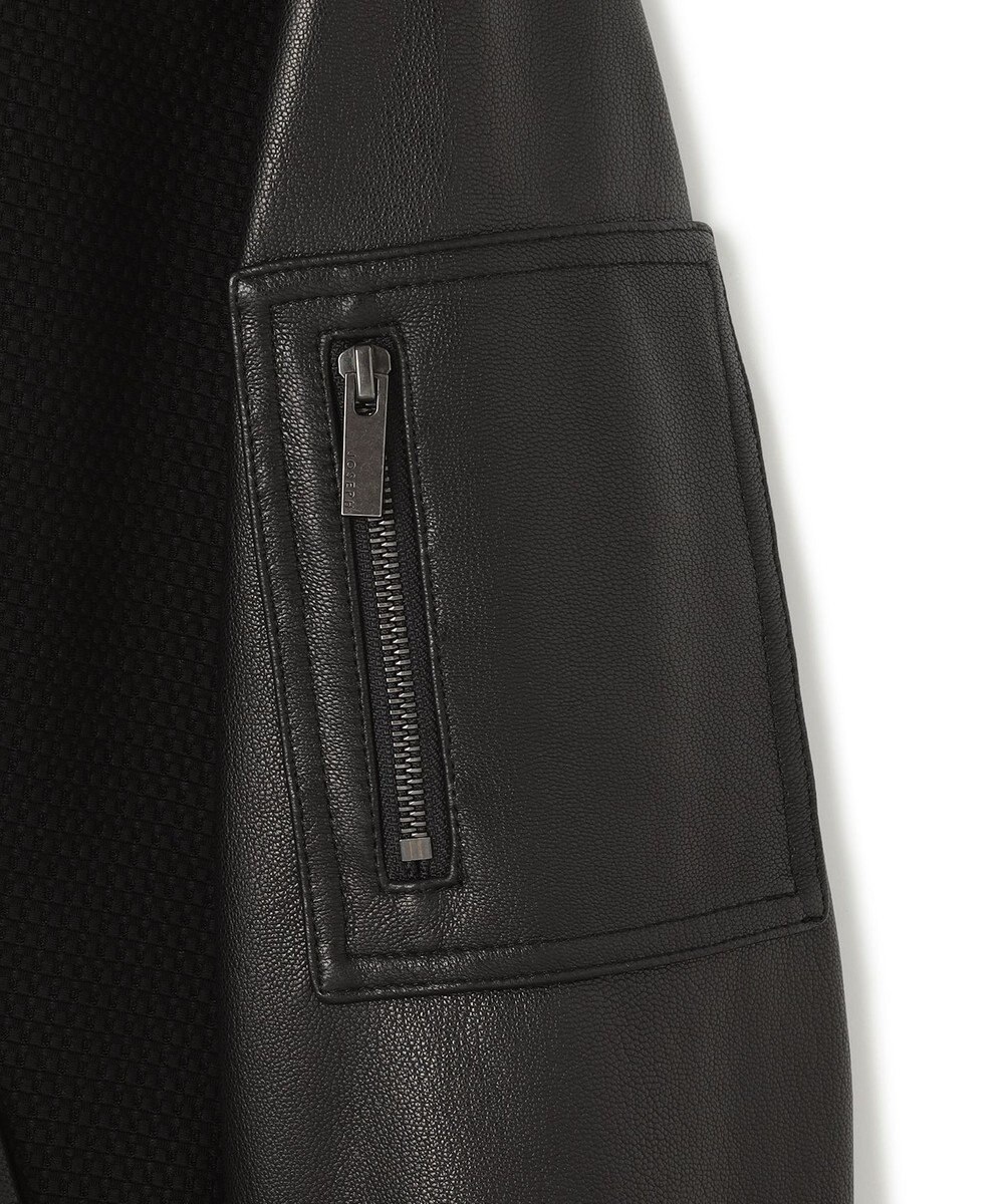 JOSEPH HOMME ライトタックブロックレザー　ブロッキングブルゾン 