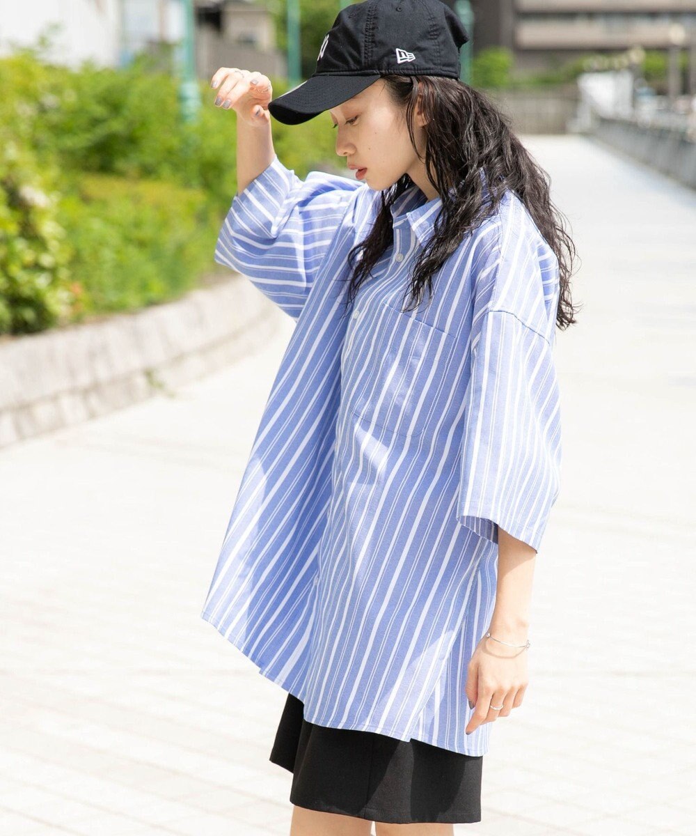 WEGO 【ユニセックス着用ITEM/シワになりにくい】イージーケアオックスフォードシャツ（S） 