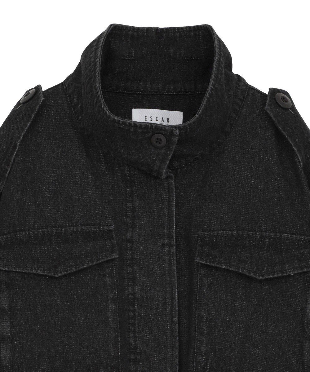 Green Parks ■ESCAR デニムコード刺繍ジャケット 