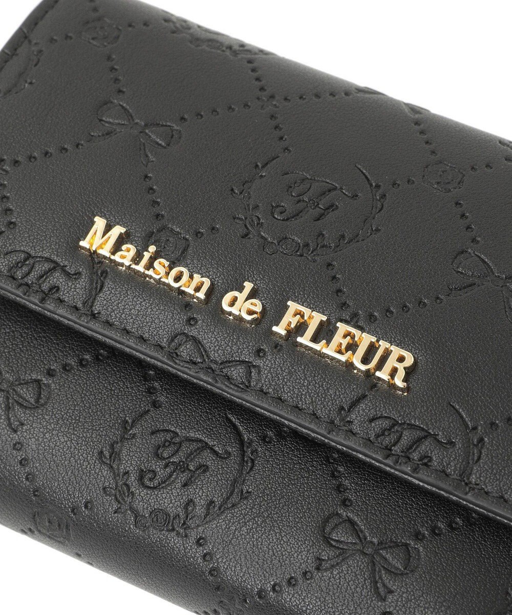 Maison de FLEUR カラーモノグラムウォレット 