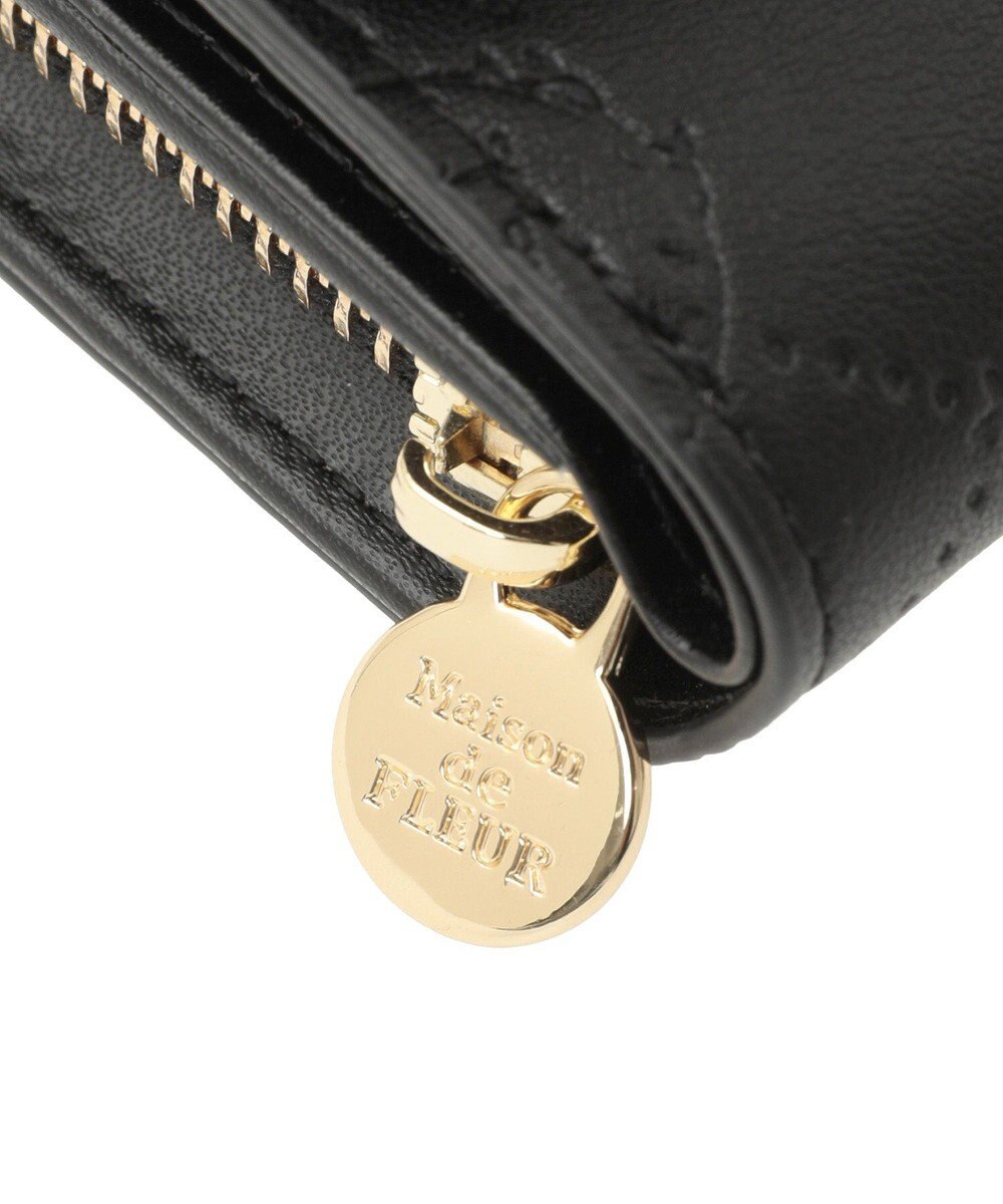Maison de FLEUR カラーモノグラムウォレット 