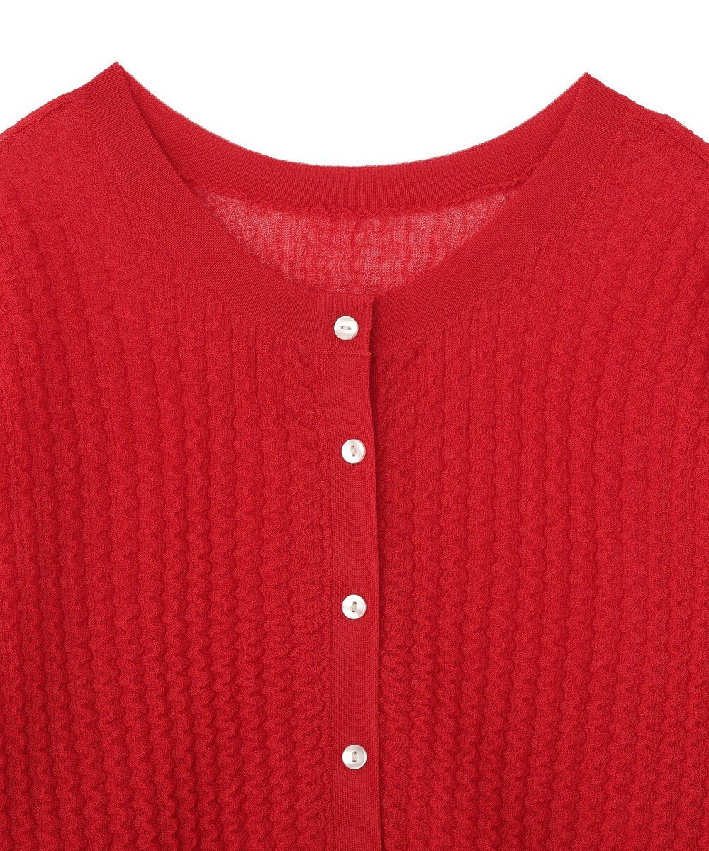 AMERICAN HOLIC 【前後2WAY】透かし編みニットカーディガン 