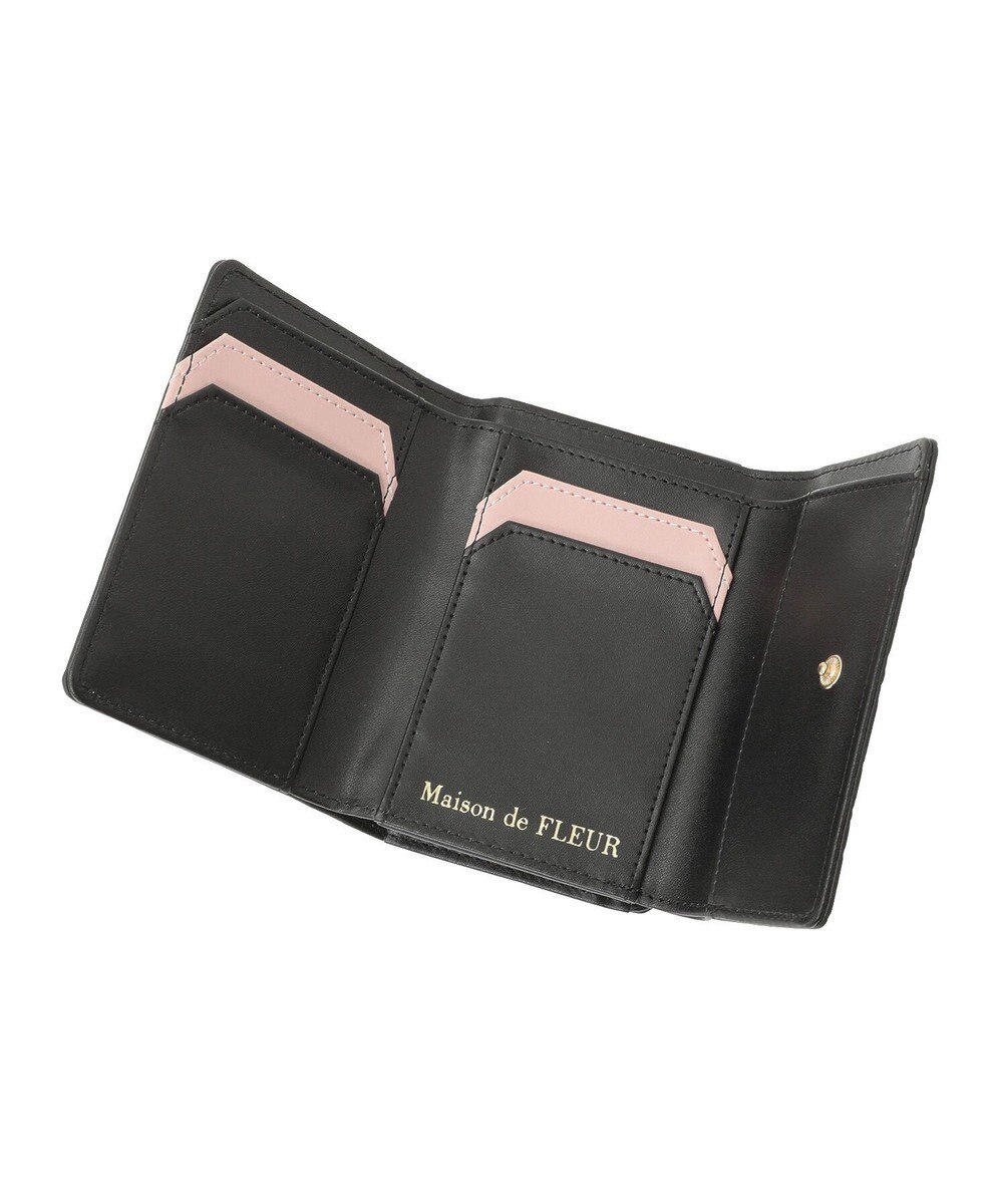 Maison de FLEUR カラーモノグラムウォレット 