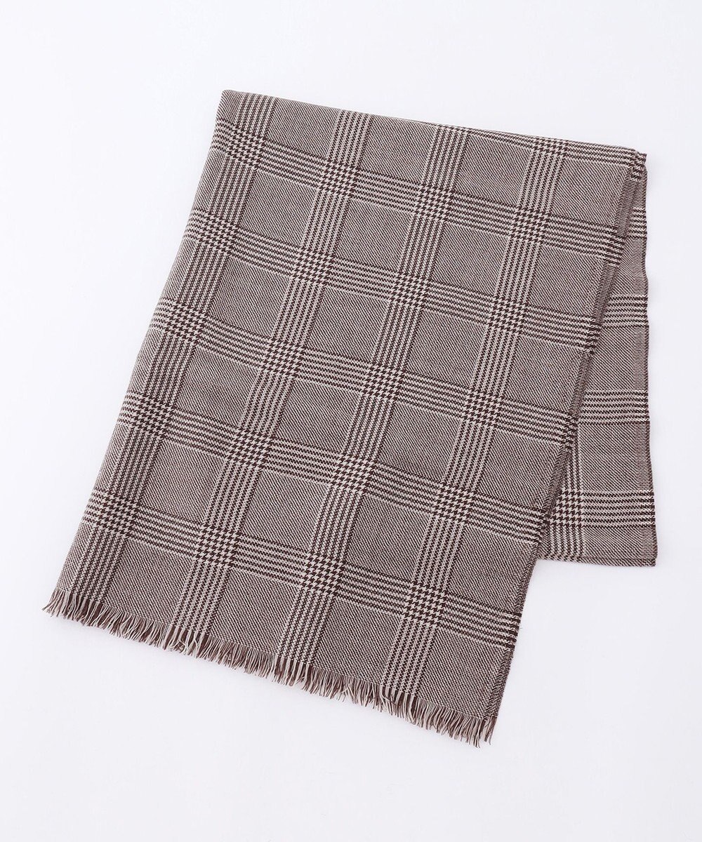 23区 シルケットウール グレンチェック柄 ストール 