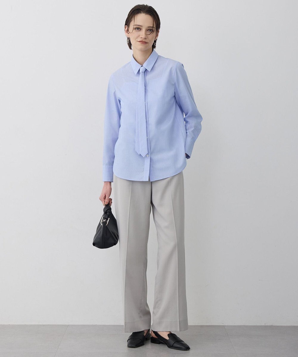 ICB 【2WAY】 クリーンブロード タイ付きシャツ 