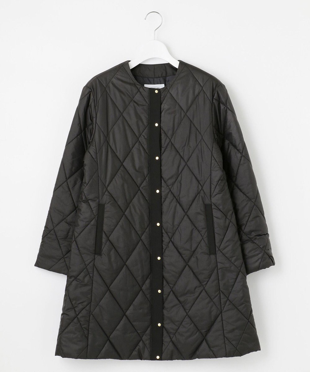 J.PRESS LADIES 高密度タフタ キルティング ロング コート 