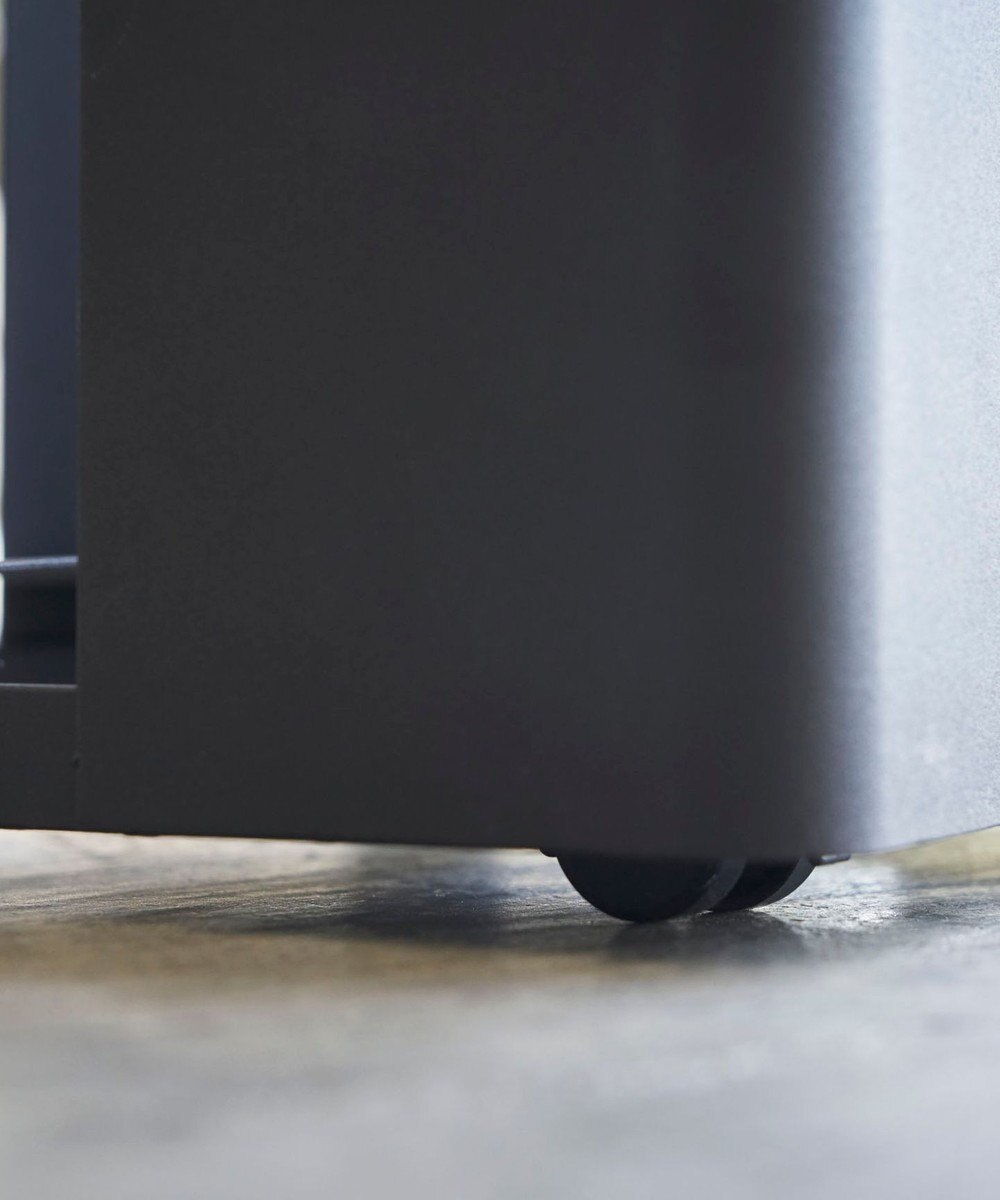 tower キャスター付きニューズラック タワー  ブラック 