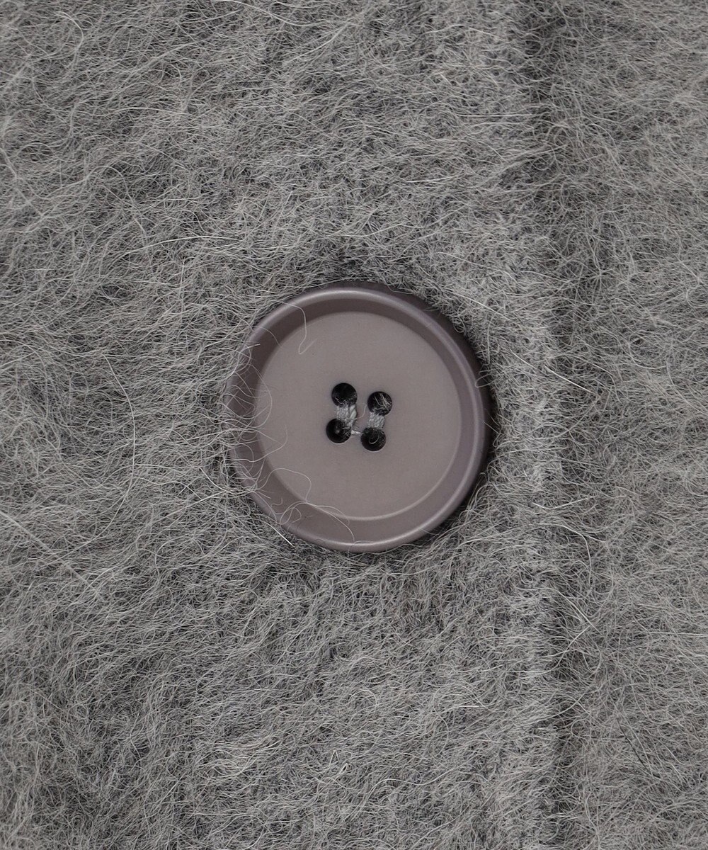 ICB L フォックスアルパカニット Vネックカーディガン 