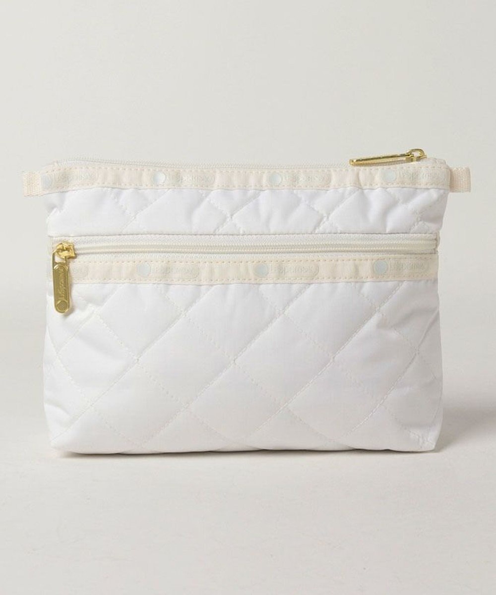 LeSportsac PERFECT COSME POUCH/ピュアホワイトキルト 