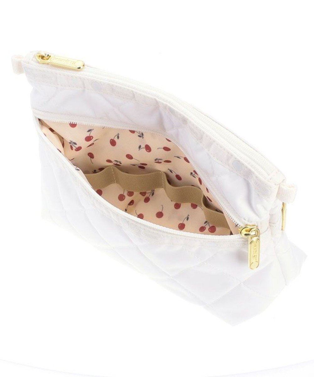 LeSportsac PERFECT COSME POUCH/ピュアホワイトキルト 