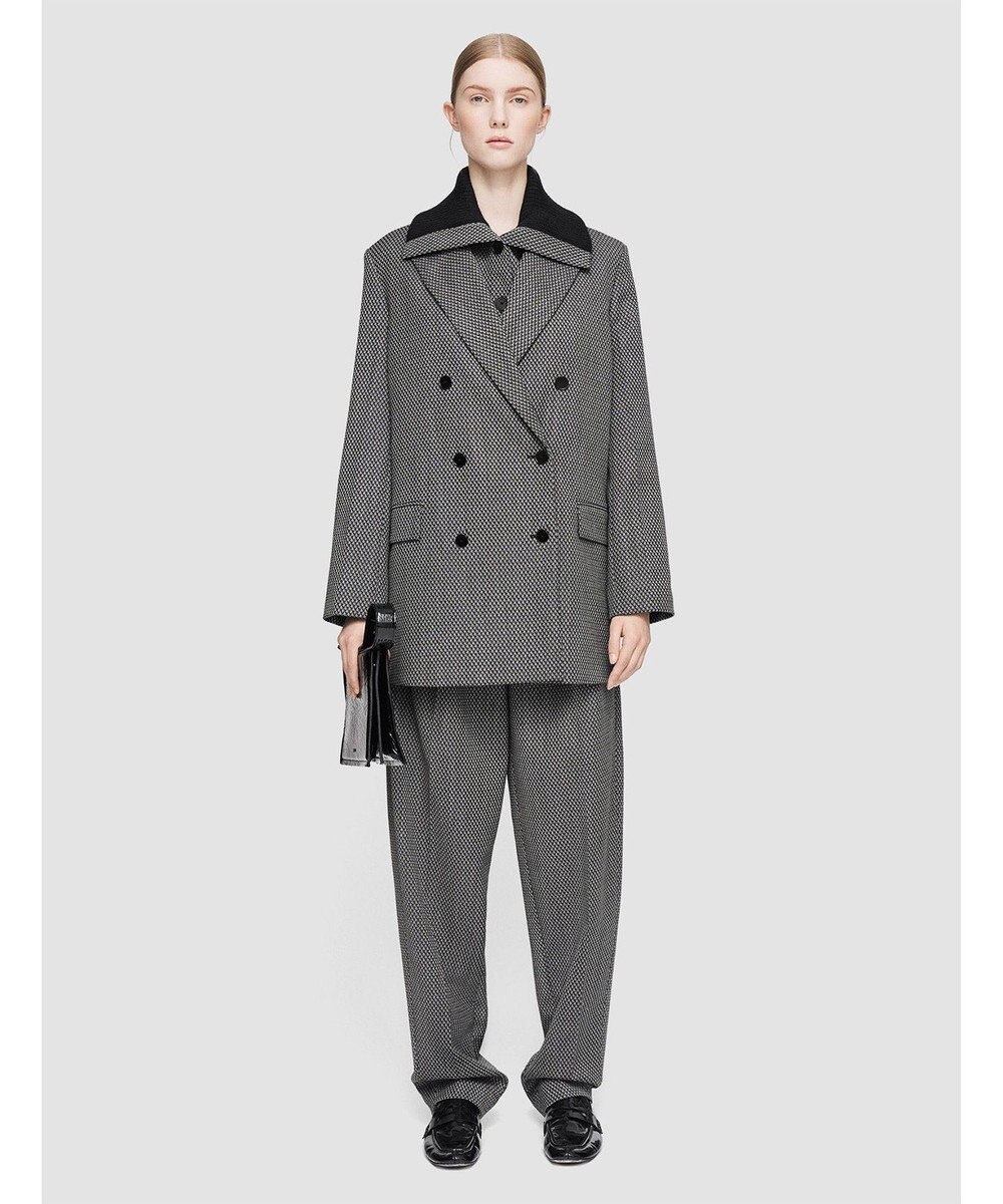 JOSEPH クラバットウール　ダブルブレステッドジャケット 