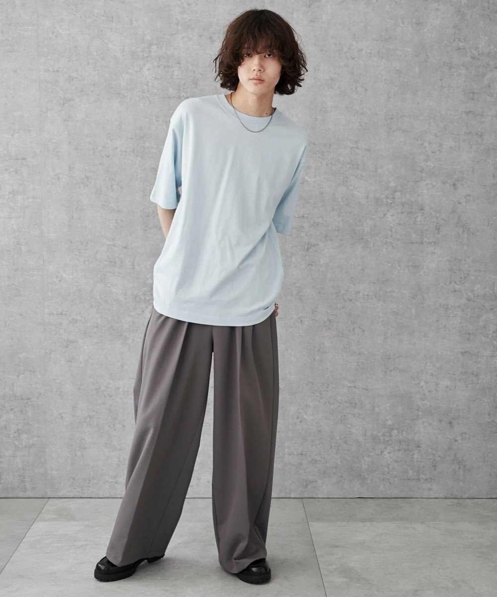 WEGO 【ユニセックス着用ITEM/綿100%/XSSMLサイズ展開】リラックスフィットコットンT 